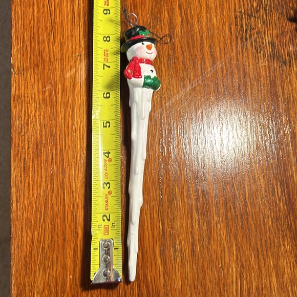 Vintage Old World Christmas Ornaments Mr & Mrs Glass Blown Icicle Snowmen - Picture 5 of 9